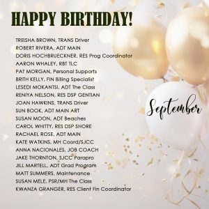 September Birthdays