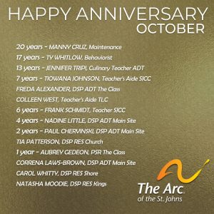 October Anniversaries
